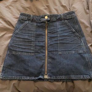 Madewell Jean skirt